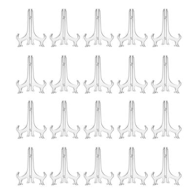 20 шт., держатель для декоративной тарелки, подставка для дисплея, мольберт, подставка для фоторамки, 3 дюйма