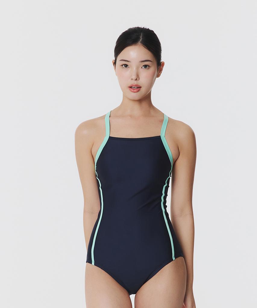 MUSINSA STANDARD SPORTS Слитный купальник средней посадки для женщин (2 цвета)
