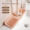 Slope Faucet Splash  Pad Quick Dry Water Drip Catcher Stable Silicone Sink Drying Mat  Kitchen