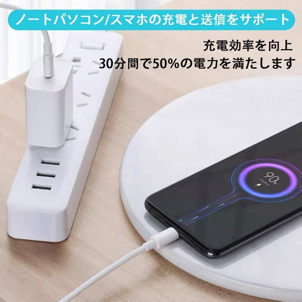 New Cable Charging Cable 60W Super Fast Charging to Cable 1 Meter Cables Nylon Braided Compatible with iPhone MacBook iPad iPad Air and other port
