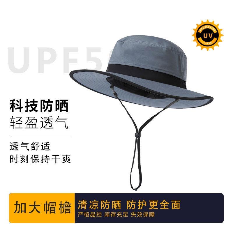 Summer Sun Protection Hat UV Protection Sun Hat Ultra Lightweight Men's Bucket Hat Portable Fishing Sun Hat