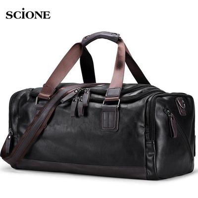 Мужская дорожная сумка из искусственной кожи