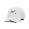 Under Armour Кепка UA Driver Mesh с регулировкой, цвет Midnight, один размер, с технологией Iso-Chill, Белый, Темно-синий,