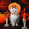 Orange Pet Pumpkin Hat Halloween Pet Pumpkin Cap Creativity Cat Pumpkin Headwear
