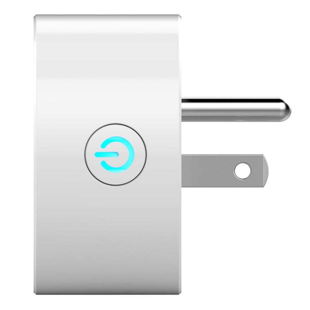 Умная WiFi розетка-вилка US/EU Круглая вилка Огнестойкий корпус из ПК Три режима таймера Адаптер Беспроводная розетка с дистанционным управлением Управление через приложение