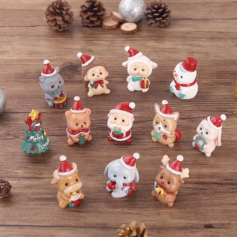 Christmas Ornaments Creative Mini Animal Shaped Christmas Tree Home Decoration