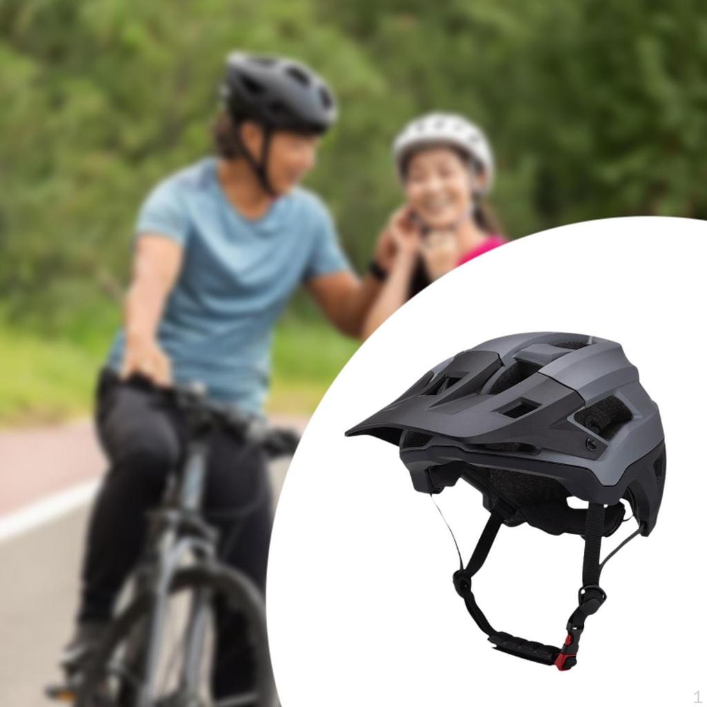 Велосипедный шлем для взрослых, велосипедист, подходит для 55-61 см, регулируемый размер, уличный, мужской, женский, байкерский, горный