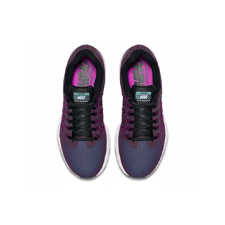 Nike Air Zoom Prestige Тканевая амортизация Нескользящая Низкие Беговые Кроссовки Женские Черно-Фиолетовые 806577-500