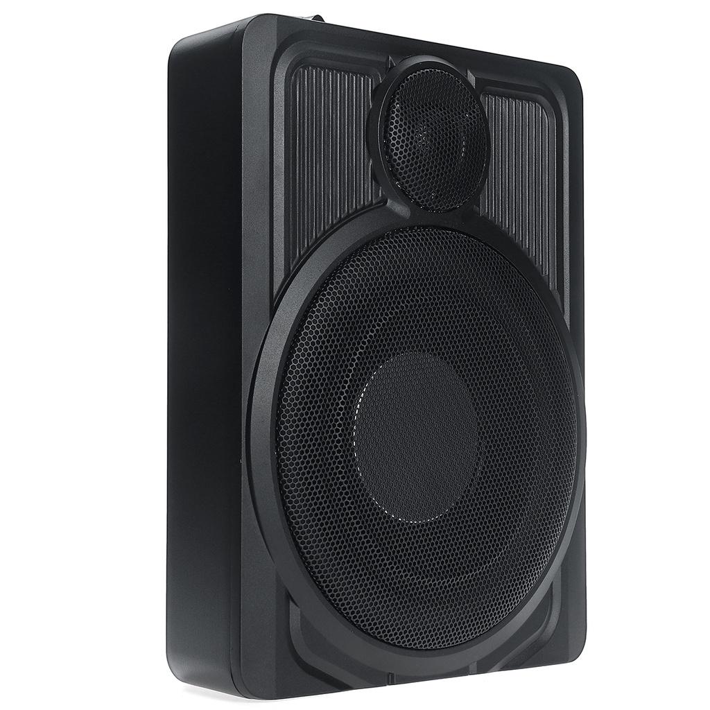 800W 25A Slim Under-Seat Super Car Subwoofer Powered Car Speaker Subwoofer Amplifier Speaker Audio Processor Music Player