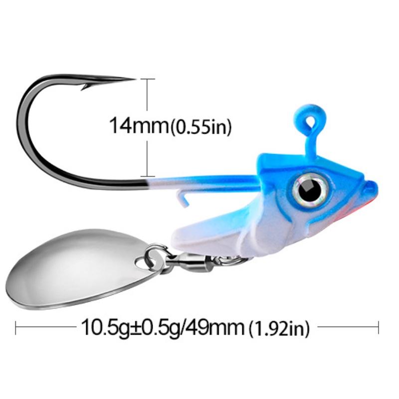 Proberos Jig018 Рыболовная приманка с джиг-головкой и мягкой рыбой Вес 7 г 10 г 15 г Идеально подходит для донной рыбалки в Северной Америке