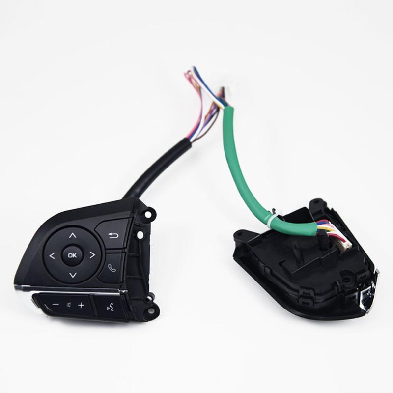 Clear Cruise Control Steering Wheel Button Switch For Car Volume Control For Toyota Levin Corolla RAV4 2019-2026
