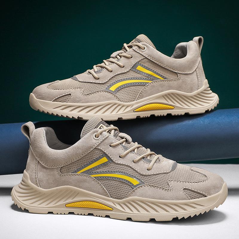 Мужская обувь из натуральной кожи, трендовая удобная повседневная обувь, уличные мужские кроссовки, мокасины, мужская обувь на плоской подошве