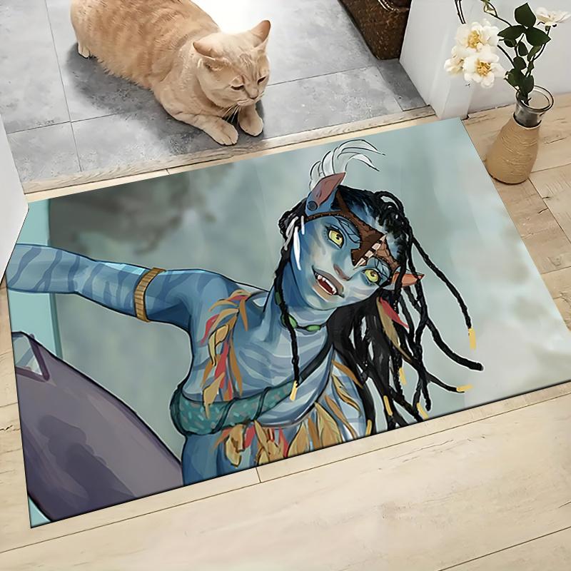 1Pc Fantasy Warrior Couple Carpet Rug Customizable Soft Washable Antislip Home Living Room Sofa Mats Personalized Rug 0917285