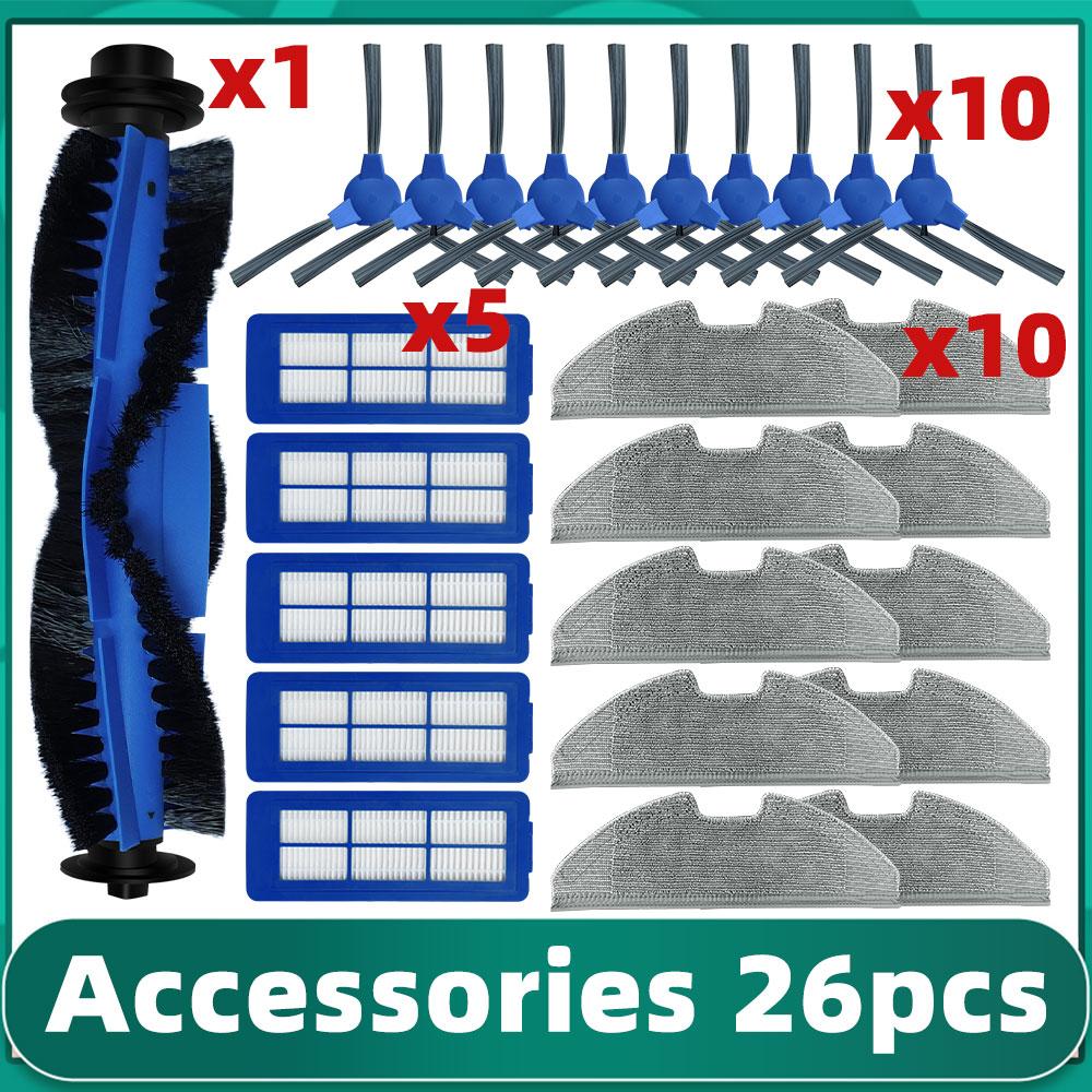 Для Anker Eufy RoboVac G10 G20 G30 Hybrid Edge Verge Комплект Запасных Частей Аксессуары Hepa Фильтр Салфетки для Швабры Основная Боковая Щетка Крышка