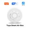 Tuya WiFi Smart Air Box Монитор качества воздуха Формальдегид VOC CO2 GAS Датчик температуры и влажности Связь с домашней сценой