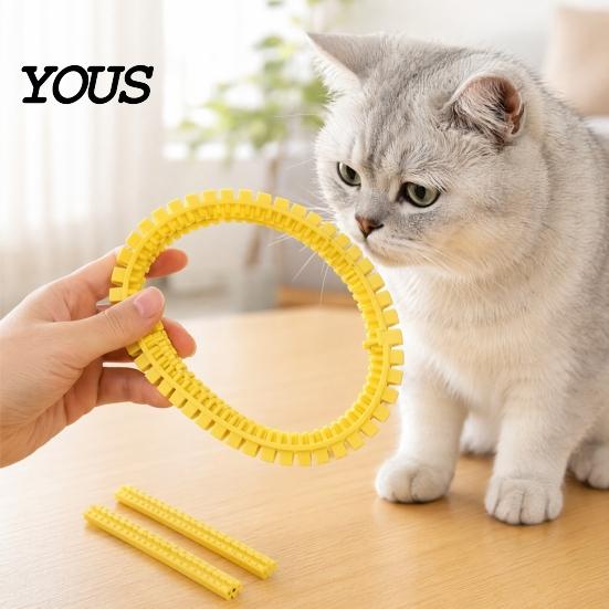 Удалитель шерсти Кошка Самоуход для Картонных Коробок, DIY Расческа для Ухода Тоннель Игрушка Кольцо, Массажная Расческа Без Рук Контроль Отверстия в Двери Домика