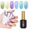 Biutee Color Nail Transparent Clear 6 Polished Gel Nails Gel, Gel, Pink, Colors, 8ml, UV/LED Compatible, Summer, Type,