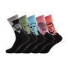 Men Socks Abstract Oil Painting Art Socks Cotton Wedding Socks Novelty Pattern Casual Crew Socks