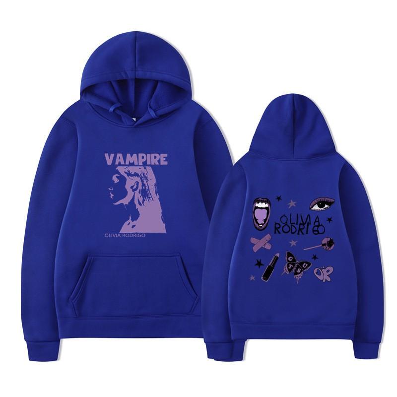 Olivia Rodrigo Print Hoodie Womens Casual Loose Fit Fall Winter Sweatshirt