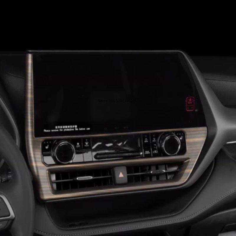Для Toyota Highlander Декор салона автомобиля из персикового дерева Панель приборов Консоль Переключение передач Крышка подстаканника Накладки на воздуховоды