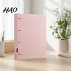 Test Paper Storage Solution 4-Hole Document Folder/A4 File Bag, Durable PP Portable Neat Desktop Organization Folder, Macaron Colors Lightweight