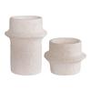 Nazare Candle Holders Set of 2 White.