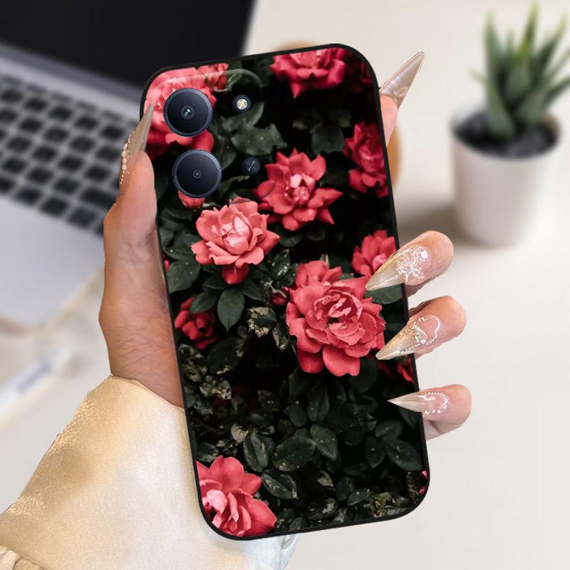Для Xiaomi Poco C85 4G Чехол Стильный Ударопрочный Мягкий Силикон ТПУ Чехлы Для Телефона Для Poco C 85 POCOC85 171мм Чехол Fundas Coque