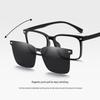 Модные поляризованные солнцезащитные очки-клипсы, оправа TR90, готовы для установки линз по рецепту, защита от УФ-лучей
