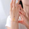 Браслет Узел Ведьмы Кольцо на палец Цепочка на руку Стразы Нержавеющая сталь Амулет защиты от колдовства Украшения Викканский Языческий Винтажный