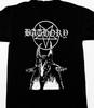 Черная футболка с коротким рукавом группы Bathory Все размеры от S до 5XL X002 Унисекс футболка
