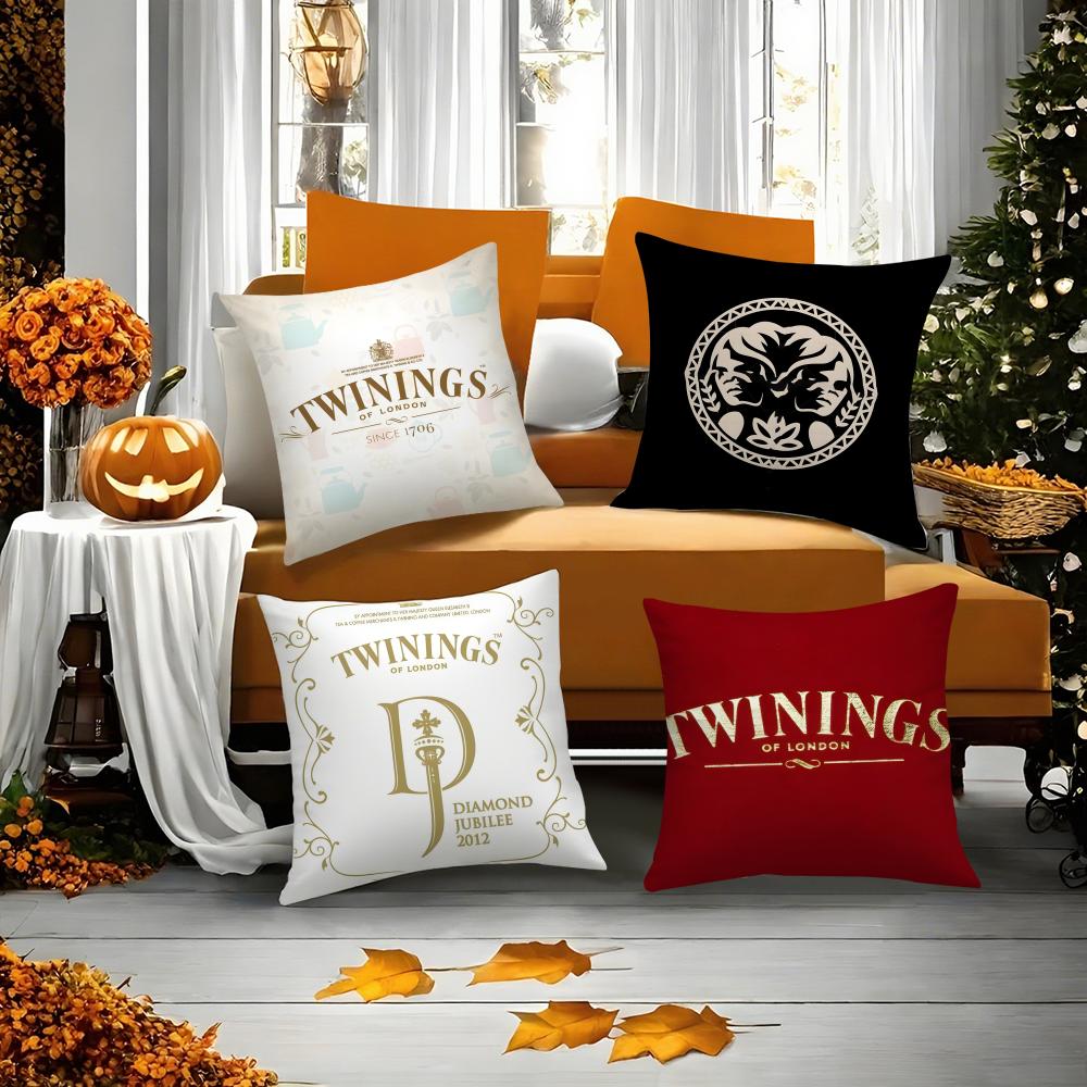 Элегантная красная наволочка T-Twinings Уютная диван-кровать Шелковистая элегантная Потайная молния Декоративная наволочка
