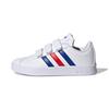 VL Court 2.0 J White Royal Blue Vivid Red Kids Sneakers Cloud-White FY9273