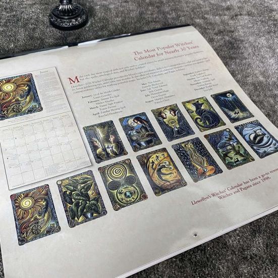 2026 Календарь ведьм Год ведьмы Ежемесячный планировщик Магическая мудрость Астрологические данные Альманахи Ежедневник