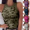 Summer Women Print Tank Top Fashion Women Casual Army Camo Camouflage Vest Tops Sleeveless O-neck Slim T-Shirts