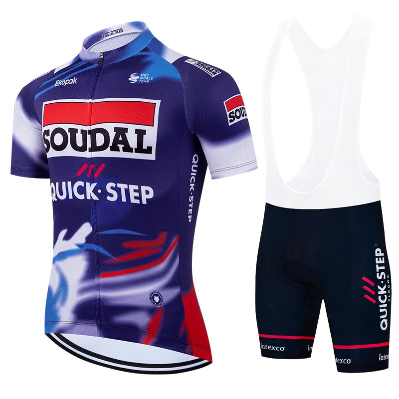 2025 Велосипедный костюм-майка Soudal Quick Step Летний Бельгия Велосипед Дышащий MTB Велосипедная одежда Maillot Ropa Ciclismo Форма Костюм