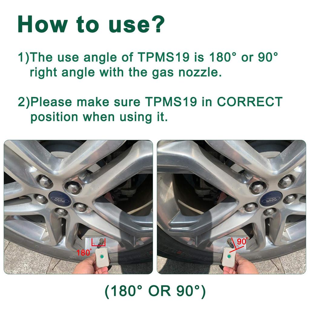 Инструмент сброса TPMS для Ford TPMS19 Автоматический датчик контроля давления в шинах Инструмент активации/переобучения Датчик TPMS Автоаксессуары 8C2T-1A203-AB