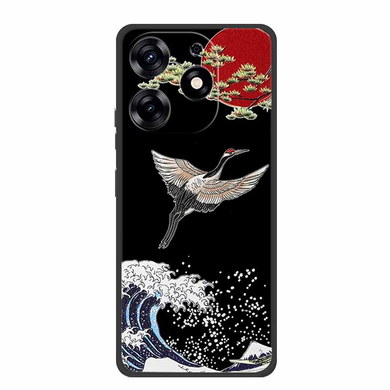 3D Emboss Case For Realme C61 Phone Case Relief Flowers Shockproof Silicone Soft Coque For Realme C61 Back Cover Case RealmeC61