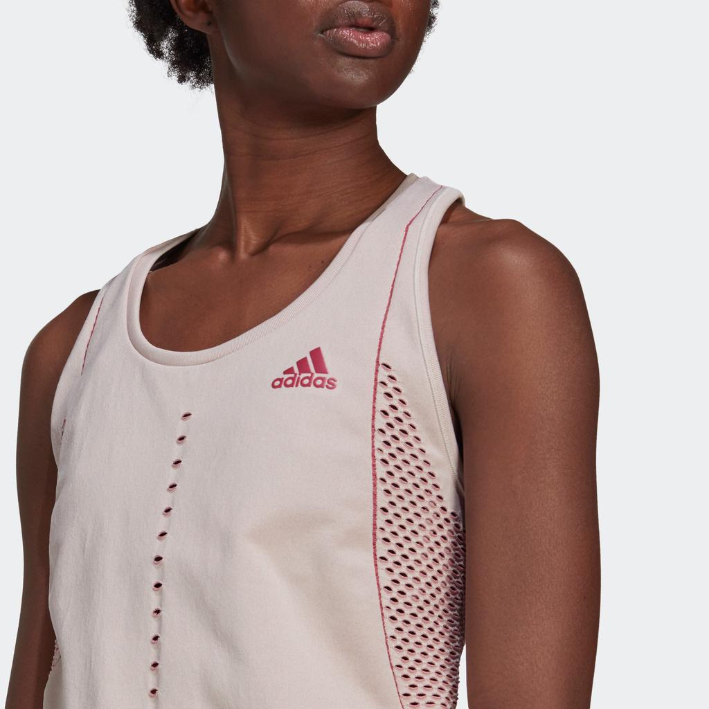 Adidas Primeblue Primeknit дышащая удобная майка для женщин топы Off-White GL5706