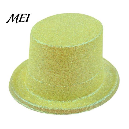 Reusable Party Hats for Annual Events Shiny Top Hats, Glitter Hat Adult Kids, Colorful Magician Hat, Victorian Dress Up Christmas Sparkling