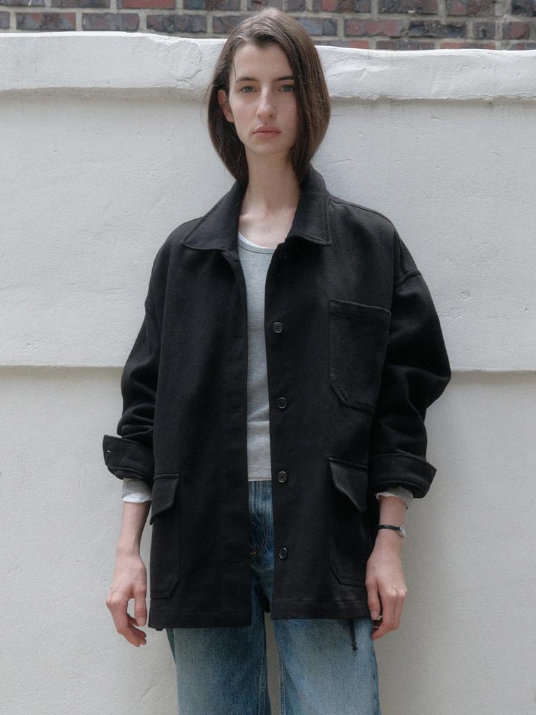 SOFLER Maren Cotton Half Jacket_Black