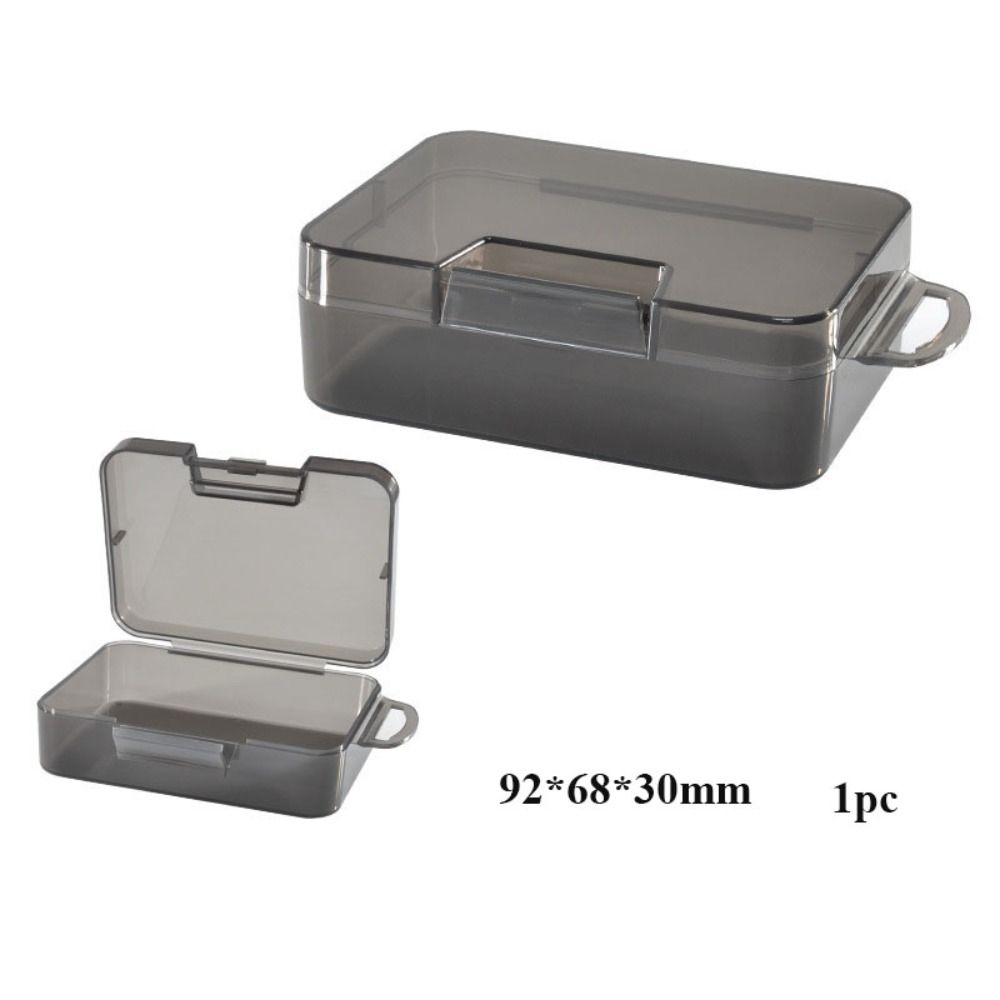 Square Storage Box Plastic Small Items Case Portable Fishing Tools Accessories Power Tools Holder