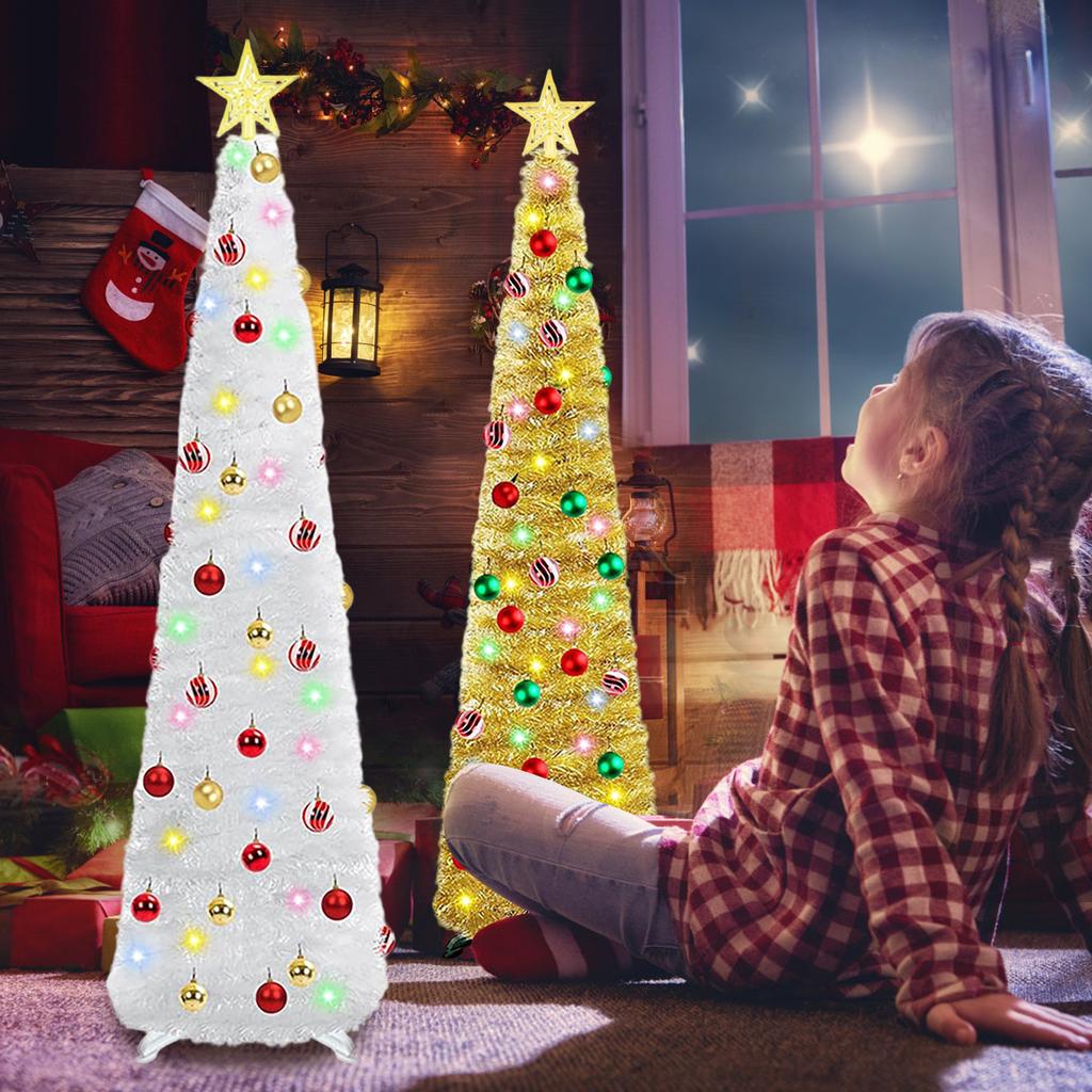 1,5 м/5 футов Подвесной шар Выдвижной Складной Волос Маддер Спираль Рождественская елка