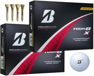 Мяч для гольфа TOUR BX XS 2024 модель 2 дюжины с бонусом (X_Pearl_2 дюжина)