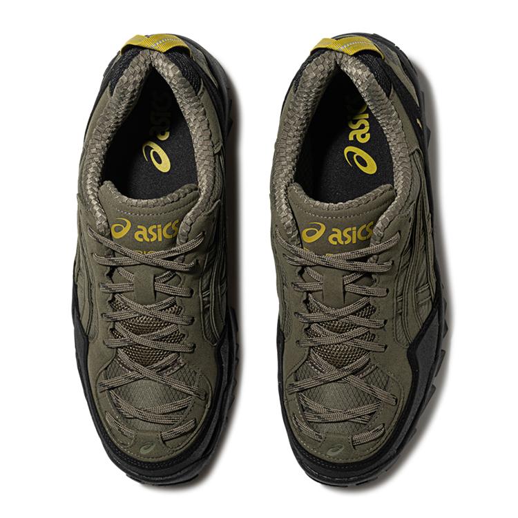 Asics GEL PICKAX Низкие повседневные кроссовки Унисекс Армейский зеленый 1203A867-301