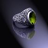 Natural Peridot Gemstone Handmade 925 Sterling Silver Jewelry Ring Size 6 C1W94
