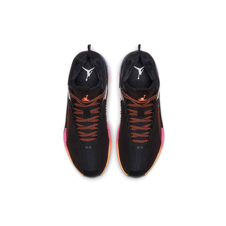 Air Jordan 35 Sunset Men Sneakers Black Hyper-Grape Fuchsia-Blast CQ4227-004