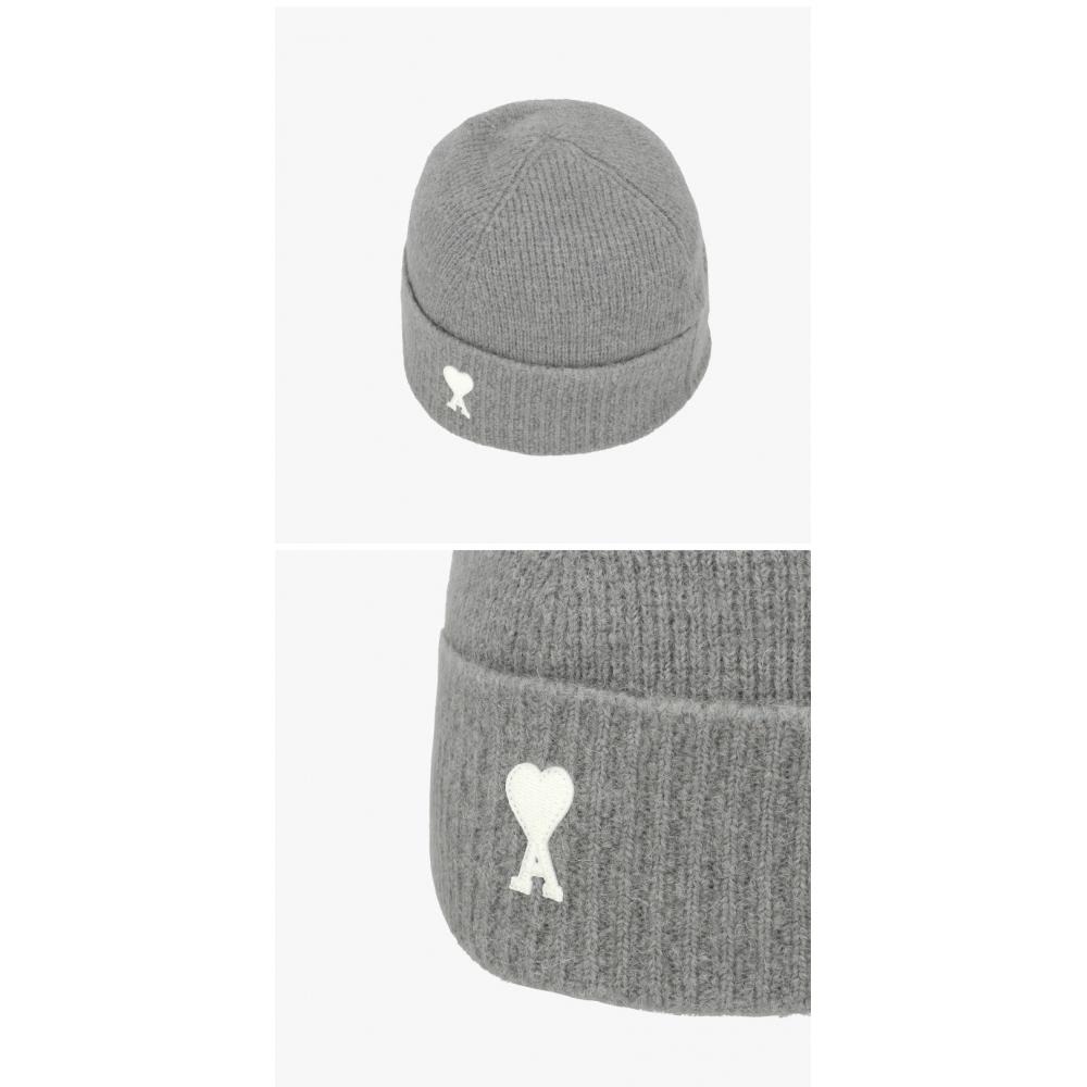 Шапка Ami с логотипом-сердечком Ami Ubo005 Kn0135 058