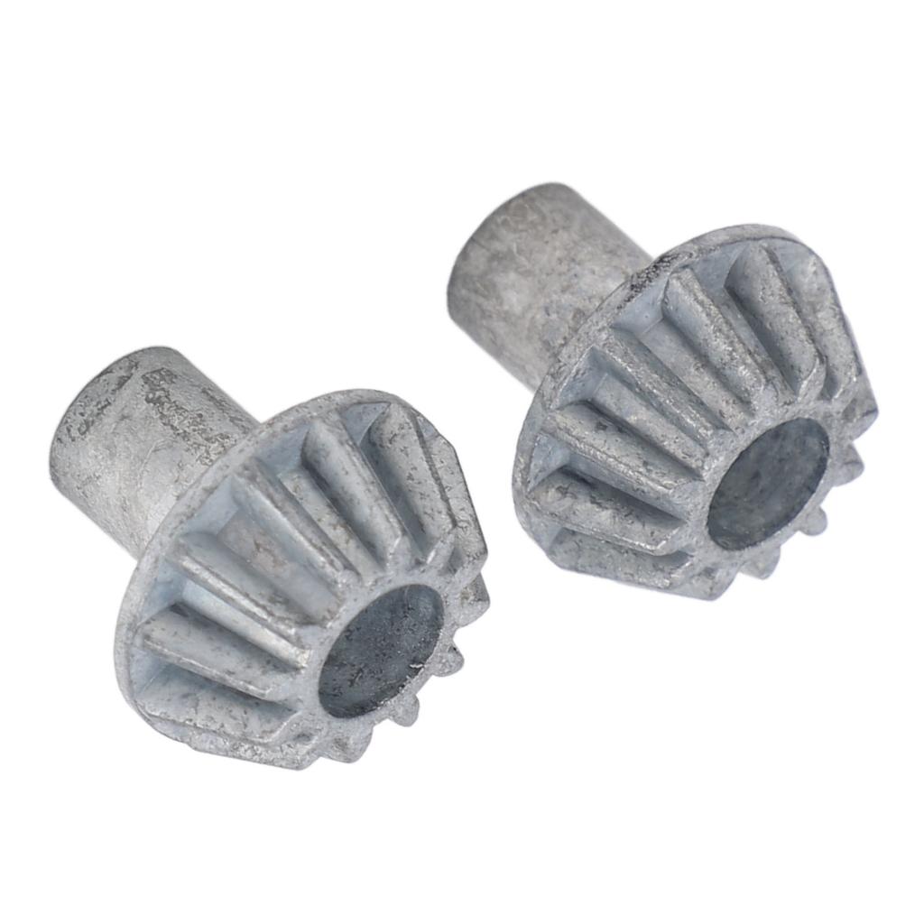 2Pcs RC Car Metal Bevel Gear Zinc Alloy 12T Metal Bevel Gear Replacement RC Parts for WLtoys 124008