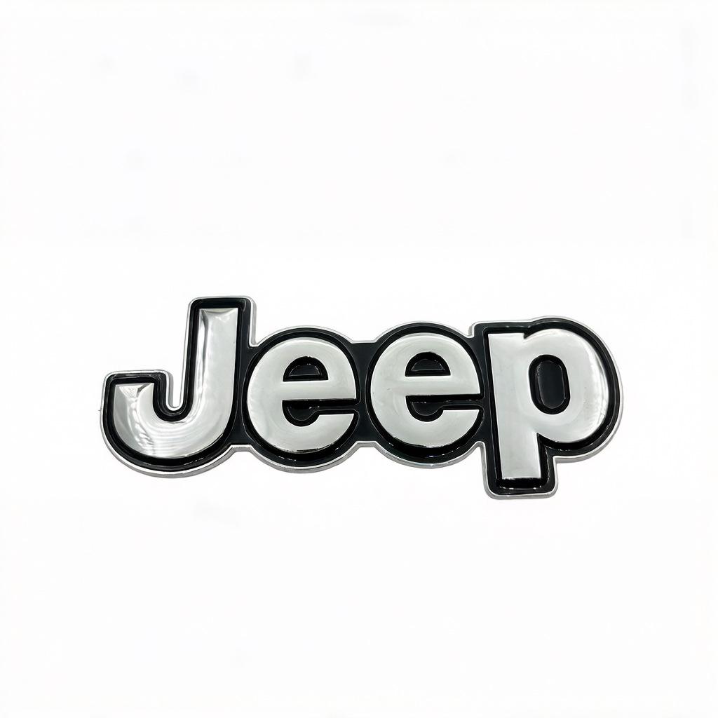 Металлический значок автомобиля Jeep для Wrangler, Renegade, Compass и Cherokee - Капот и Задняя часть