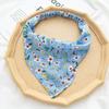 Summer Printting Hair Scarf Scrunchies Vintage Triangle Bandanas Hairband Headband Elastic Hair Bands Headwrap Hair Accessories